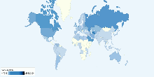 Current Worldwide Natural Gas Consumption per capita