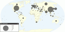 Current Worldwide CO₂ Emissions from the Consumption of Energy